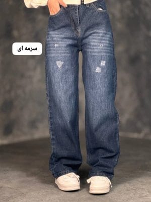 شلوار نیو نیم بگ رز 3348