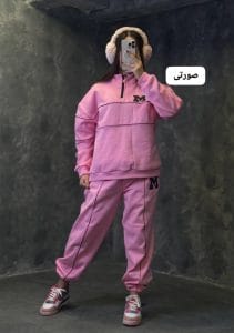 ست دورس شلوار نیم زیپ ملک 1269
