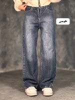 شلوار نیو نیم بگ رز 3348