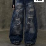 شلوار بالونی زاپ دار اطلس 3339