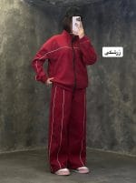 ست دورس سویشرت شلوار مغزی دوزی 1268