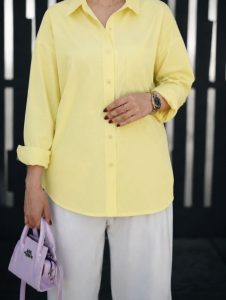 شومیز ساده نیلان 1375