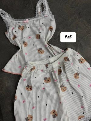 ست تاپ شورتک گیپوری 5492
