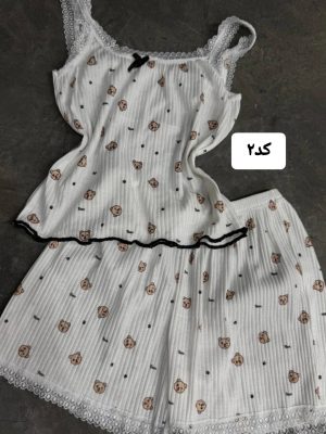 ست تاپ شورتک گیپوری 5492