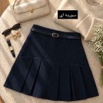 دامن عروسکی پیلی دار 3365