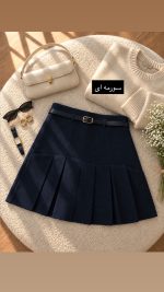 دامن عروسکی پیلی دار 3365
