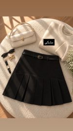 دامن عروسکی پیلی دار 3365 - Image 3