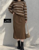 ست بافت دامن شراره 4120