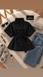 وست یقه برشکا پاییزه - Image 6