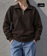 دورس نیم زیپ یقه دار 1405 - Image 4