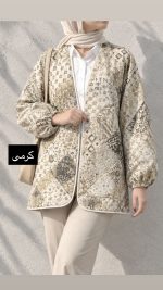 کت ژاکارد مچ کش لارا 2230 - Image 2