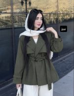 ترنج کت کمربند دار مانلی 2397 - Image 2