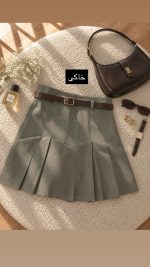 دامن عروسکی پیلی دار 3365 - Image 2