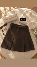 دامن عروسکی پیلی دار 3365 - Image 5