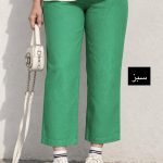 شلوار بگ کتان گلاسا 3277