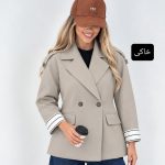 کت کجراه آستین پاکتی راه راه هیفا 2405