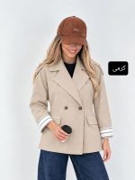 کت کجراه آستین پاکتی راه راه هیفا 2405 - Image 2