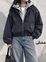 سویشرت دوتیکه پشت چاپی 1409 - Image 3