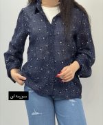 شومیز شیشه‌ای دکمه‌ای دایانا 1324 - Image 2