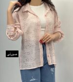 شومیز شیشه‌ای دکمه‌ای دایانا 1324