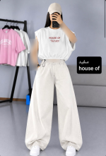 تیشرت وست چاپی ۴۲۴۶   house of - Image 3