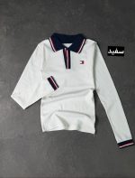 کراپ یقه دار دوخط جیوان کد 5599 - Image 3
