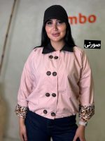 کاپشن آستین پاکتی پلنگی کد 2418 - Image 3