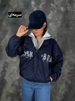 بارونی زیپ‌مخفی کلاه‌دار Loskbes کد 1505 - Image 4