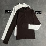 آستین بلند نیم زیپ کد 5607