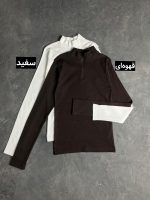 آستین بلند نیم زیپ کد 5607