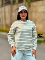 دورس یقه گرد راه راه کد 1519 - Image 3
