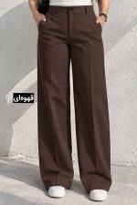 شلوار نیو نیم بگ پارچه‌ای کد 3414 - Image 5