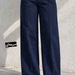 شلوار نیو نیم بگ پارچه‌ای کد 3414