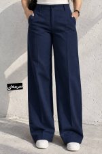 شلوار نیو نیم بگ پارچه‌ای کد 3414