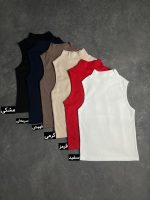 کراپ رکابی یقه ۳سانت کد 5605 - Image 4