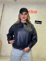 کت چرم دو یقه گوزن کد 1531 - Image 4