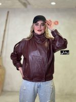 کت چرم دو یقه گوزن کد 1531 - Image 3