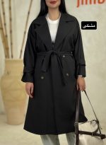 مانتو بلند پشت دکمه حمیده ۲۴۱۱ - Image 3