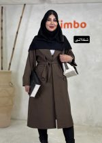 مانتو بلند پشت دکمه حمیده ۲۴۱۱ - Image 4
