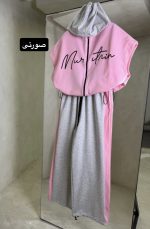 ست وست شلوار دو‌رنگ لاله