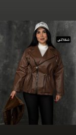 کت چرم یقه خزدار ۱۴۶۴ - Image 2