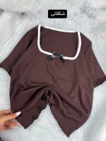 تیشرت یقه پاپیون 5540 - Image 2