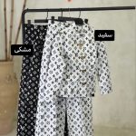 کت شلوار لویتون دکمه طلایی 1429