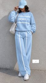 ست دورس و شلوار just do it 1491 - Image 5