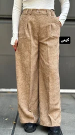 شلوار پیله ای حوله ای بگ ۳۴۲۷ - Image 4