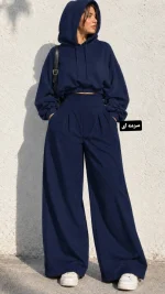 ست ساتچی (بامبر کلاه دار جلو بسته و شلوار پیله دار)1503 - Image 2