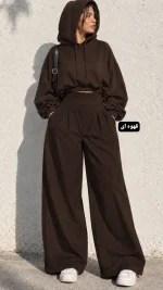 ست ساتچی (بامبر کلاه دار جلو بسته و شلوار پیله دار)1503 - Image 4